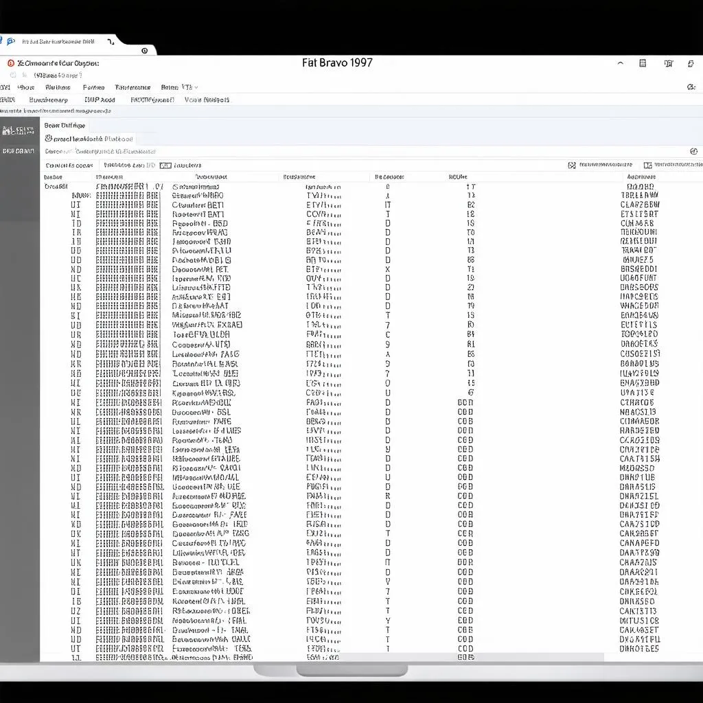 Fiat Bravo 1997 OBD Codes