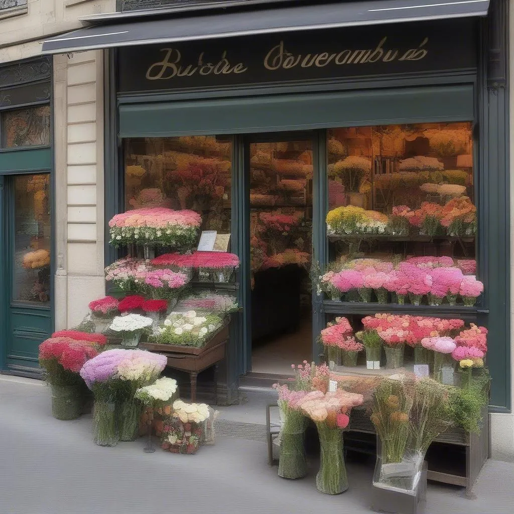 Fleuriste à Paris