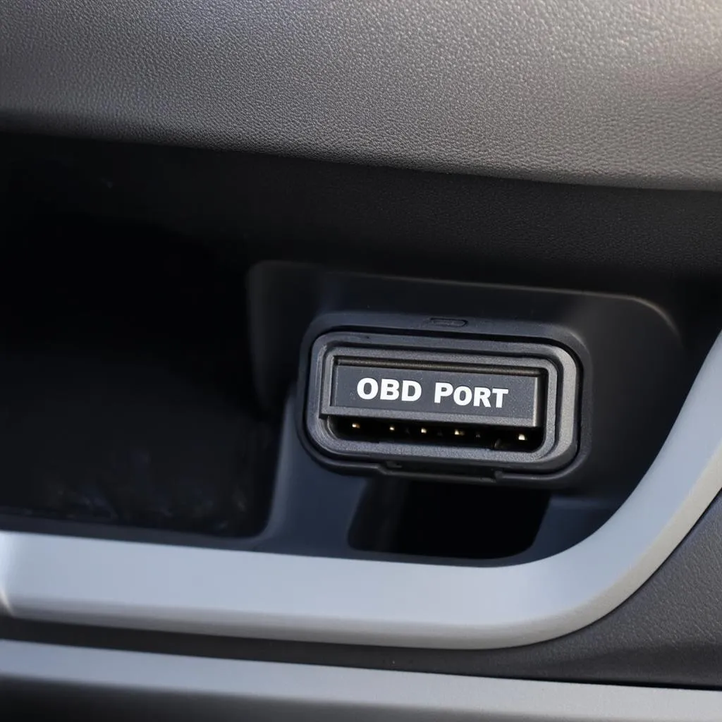 Port OBD sur Ford Ecosport