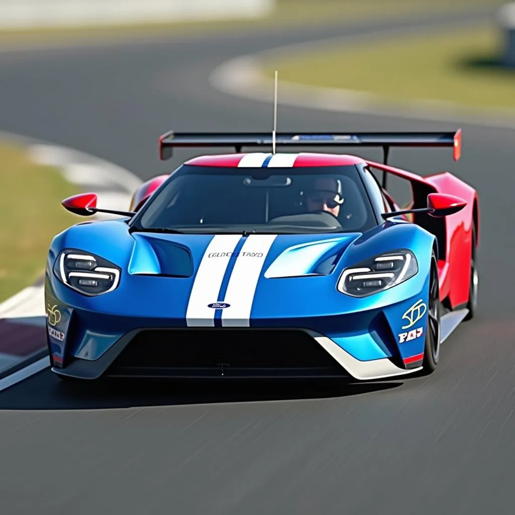 Ford GT sur circuit