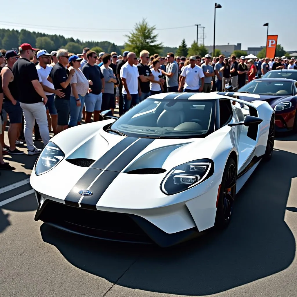 Ford GT au salon automobile