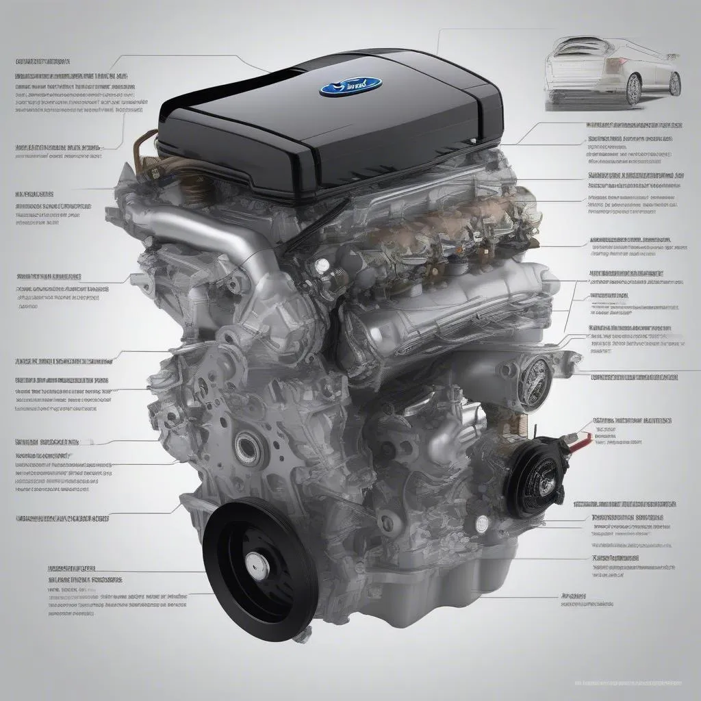 Diagramme du moteur Ford Focus 2007