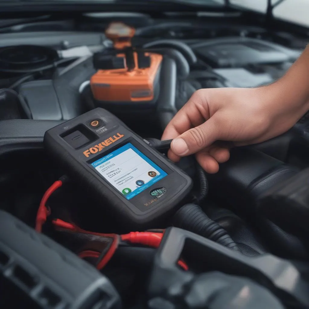 Foxwell OBD reading airbag system codes