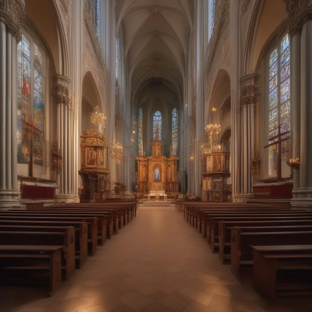 Intérieur de la Franziskanerkirche, Vienne