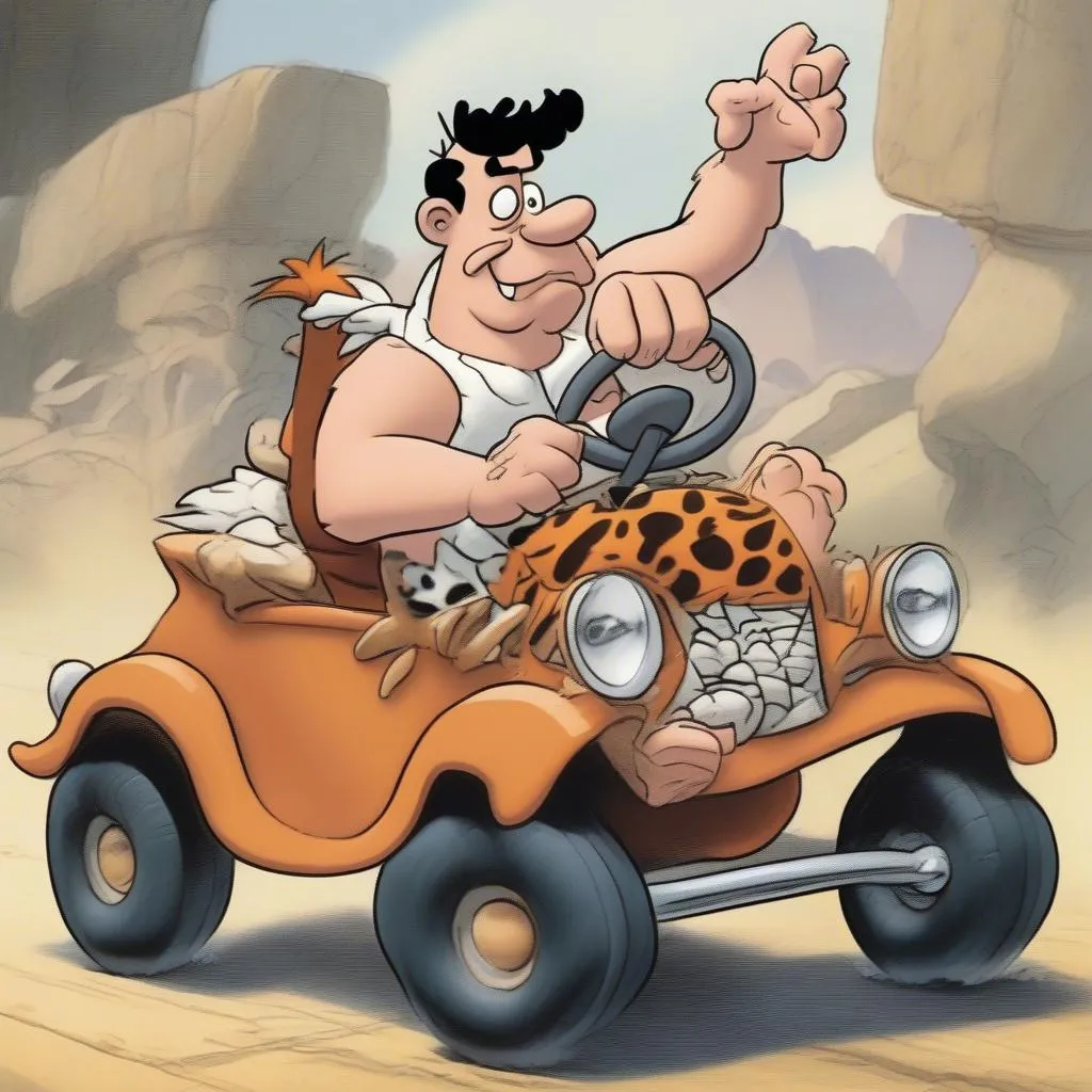 La voiture de Fred Flintstone : mythe, réalité et technologies modernes