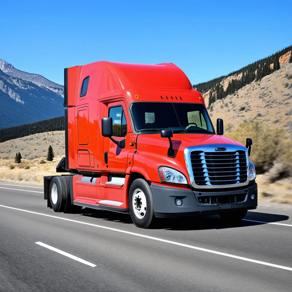 Freightliner Cascadia On The Road