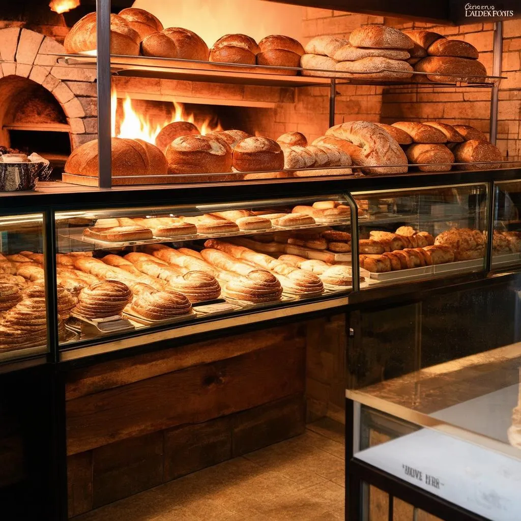 French bakery interior