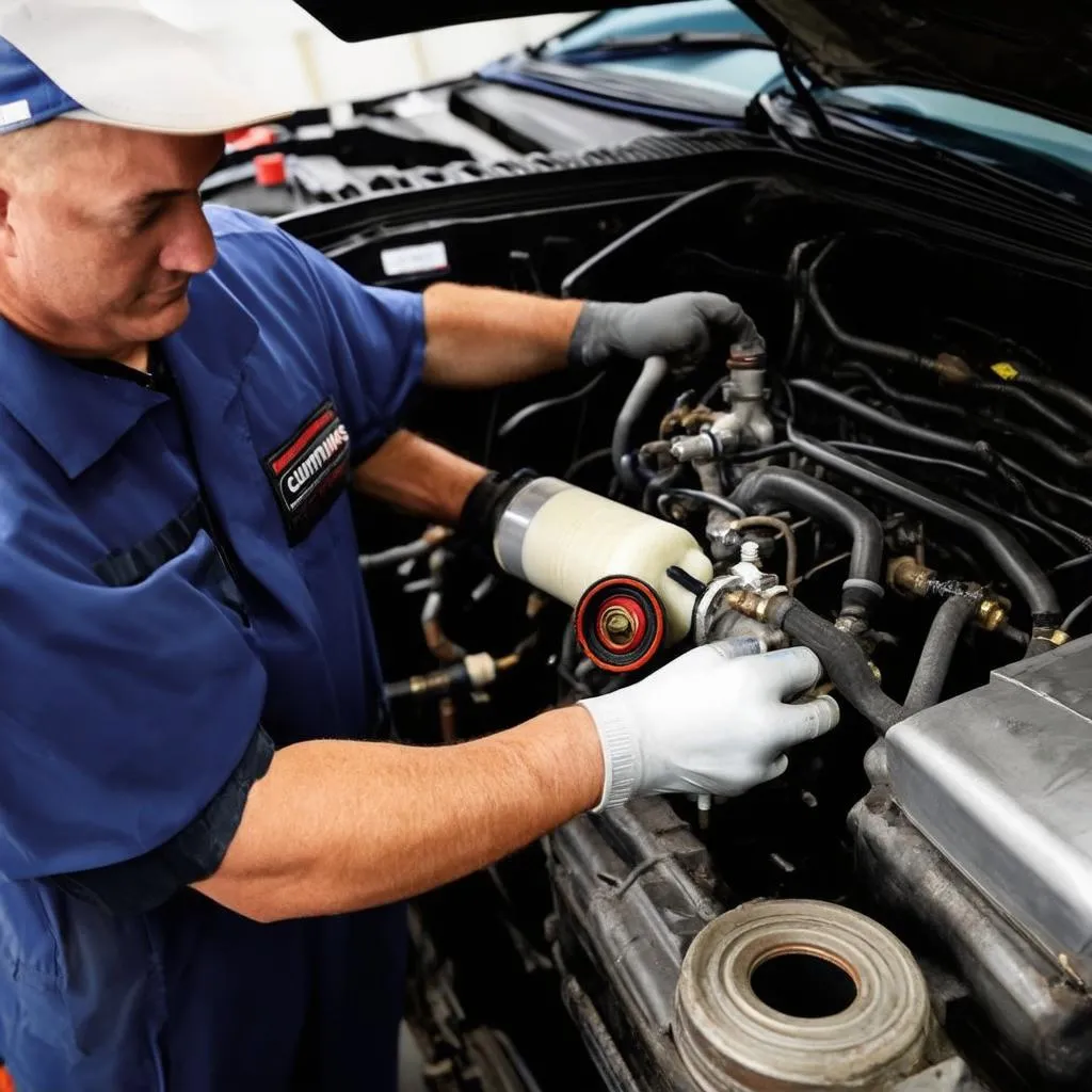 Remplacement du filtre à carburant