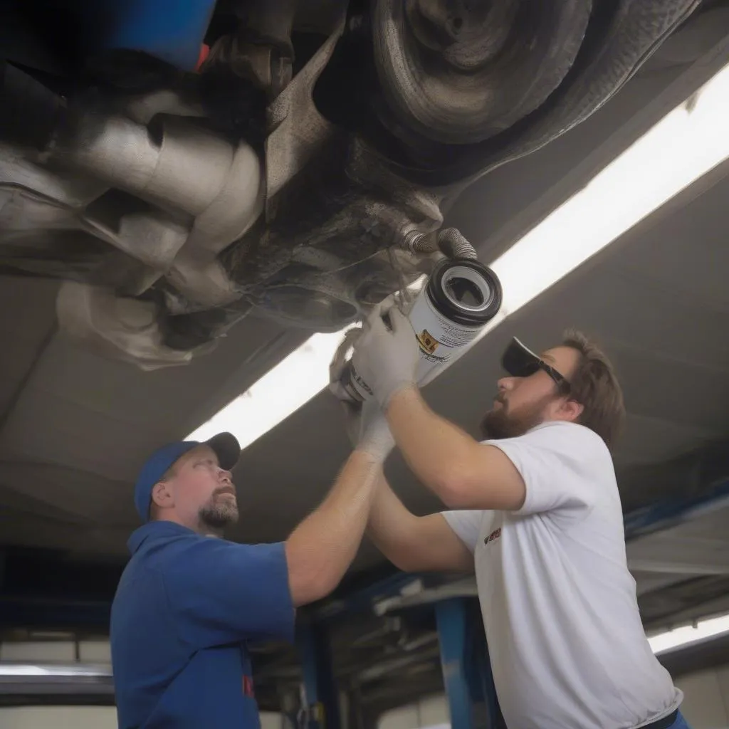 Remplacement de filtre à carburant