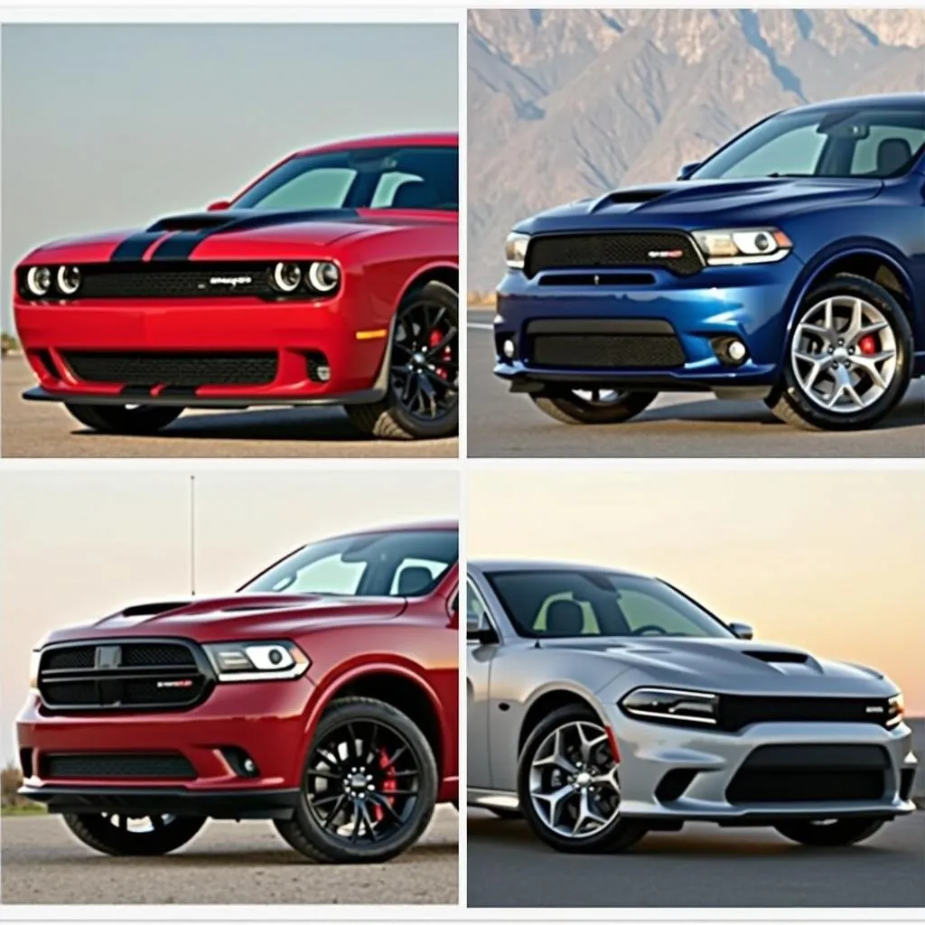 Gamme de modèles Dodge : voitures, SUV et muscle cars