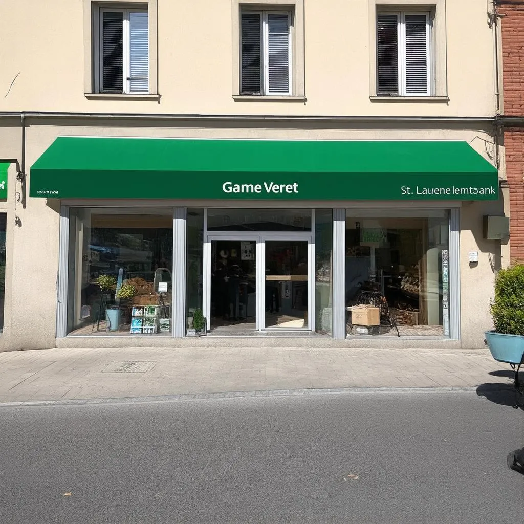 Magasin Gamme Vert