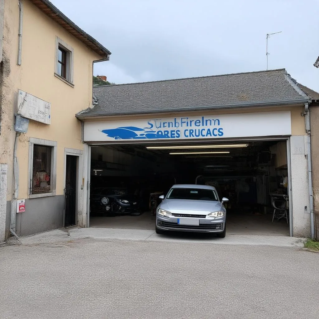 Garage automobile en France