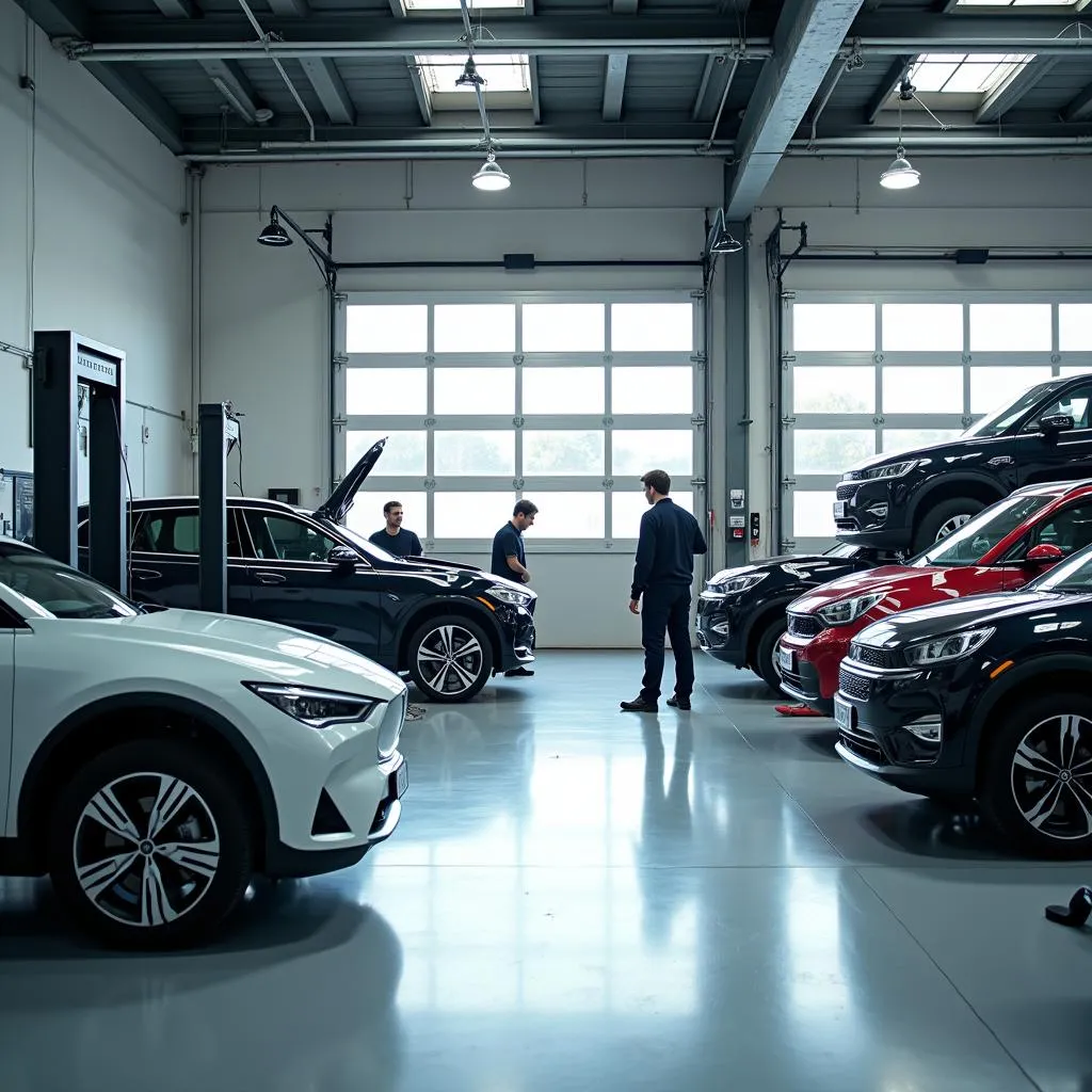 Garage à Paris spécialisé dans les véhicules hybrides et électriques avec outil de diagnostic