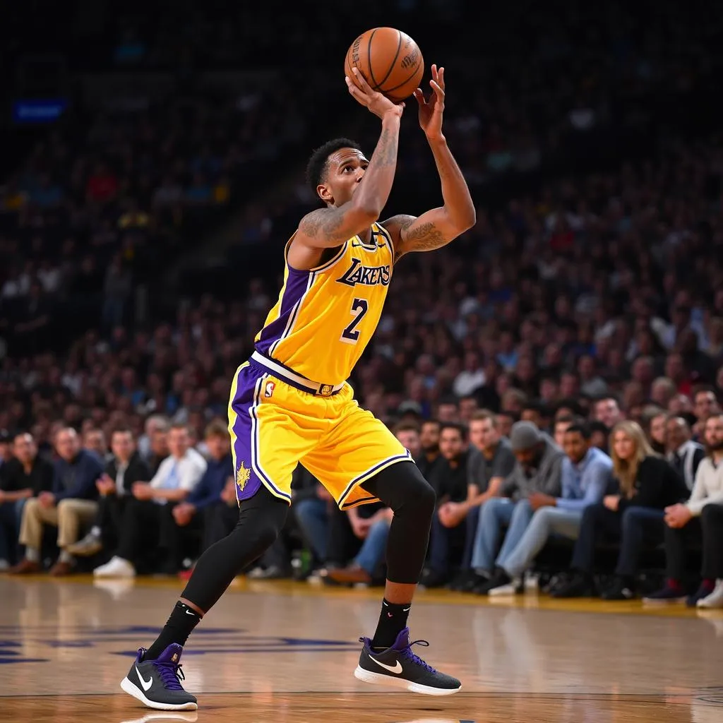 Gary Harris tirant un lancer franc en NBA