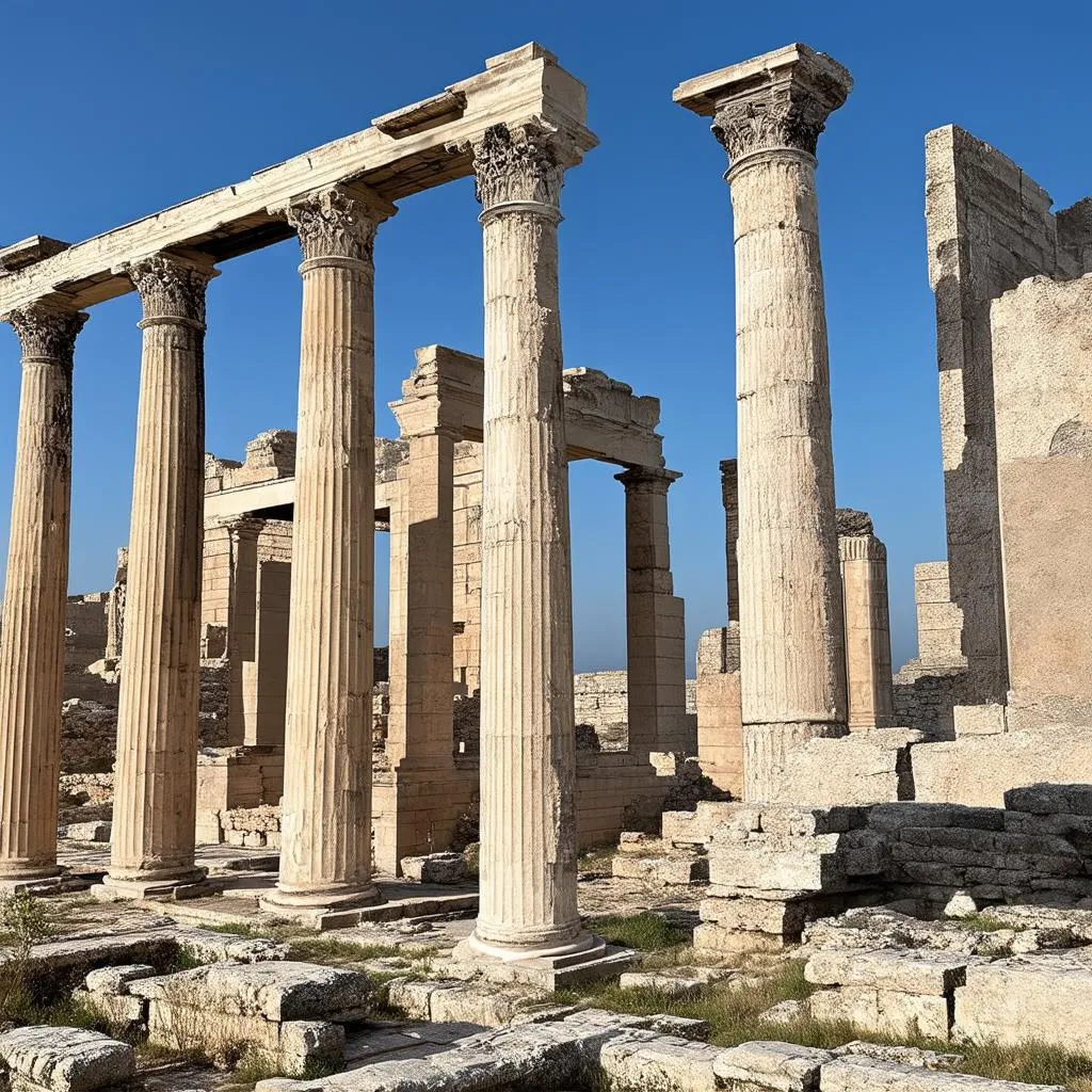 Ruines d'un temple grec