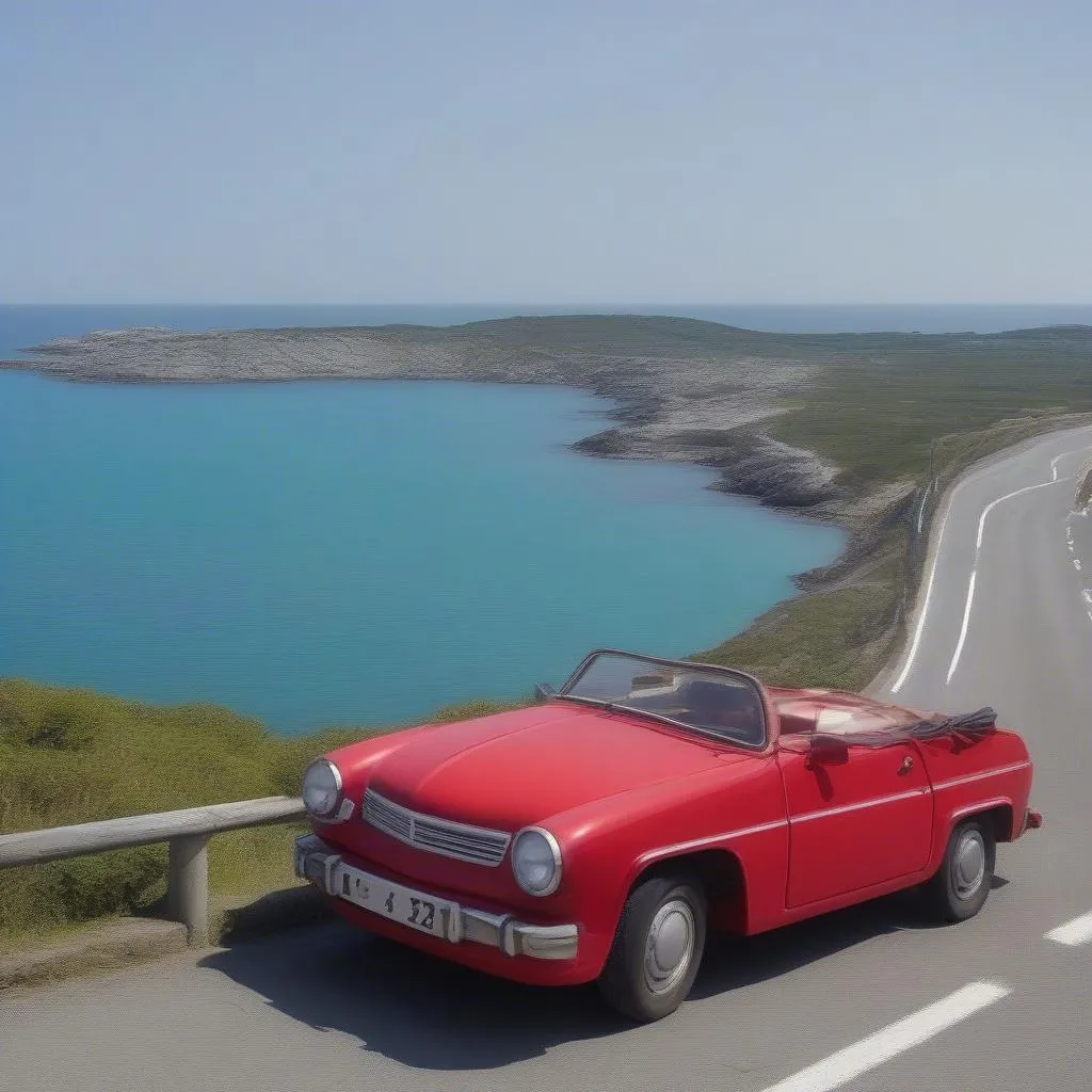 Voiture décapotable à toit rigide