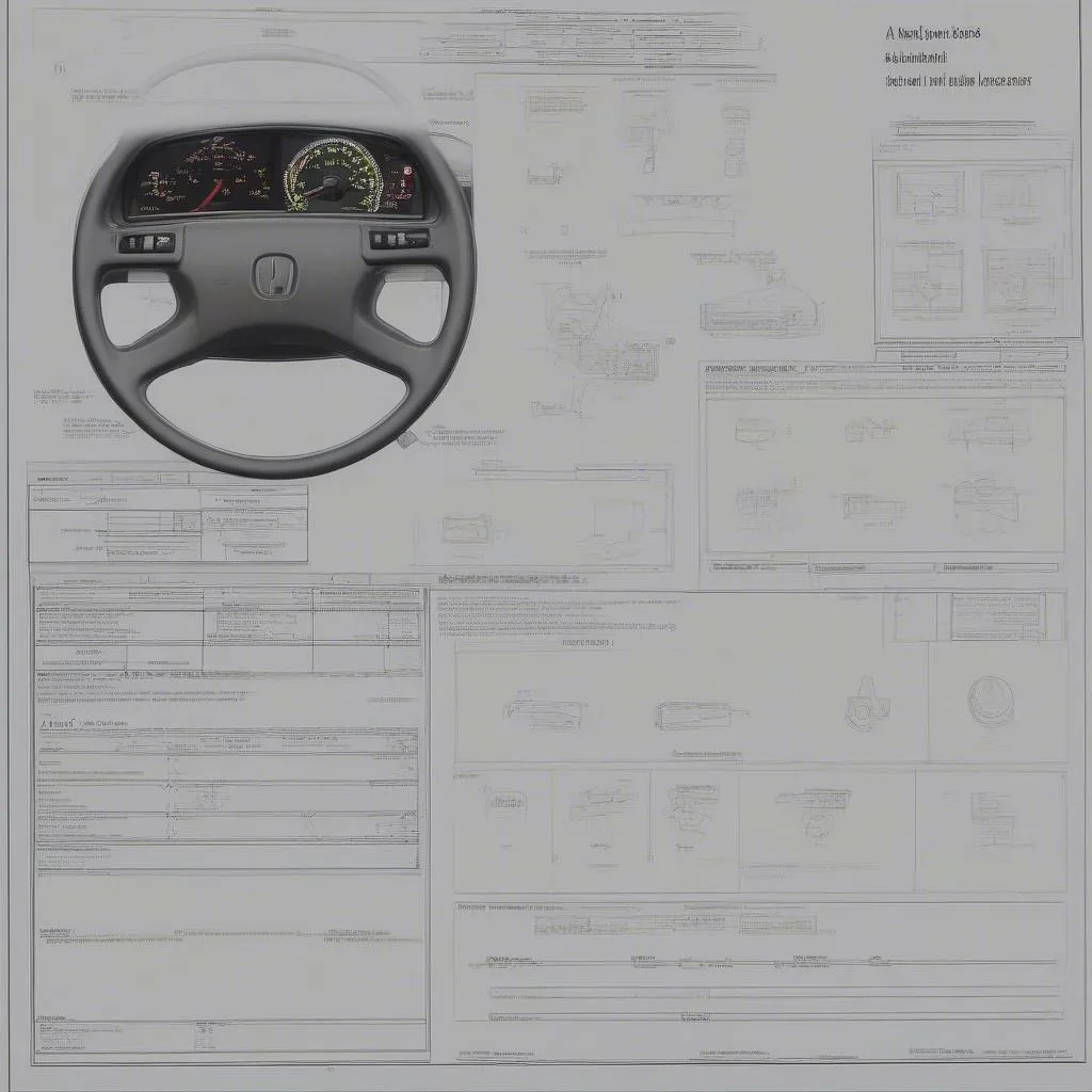 tableau de bord Honda Accord 1995