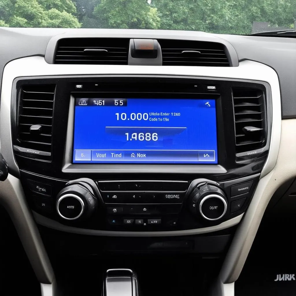 Mã radio Honda Pilot 2013