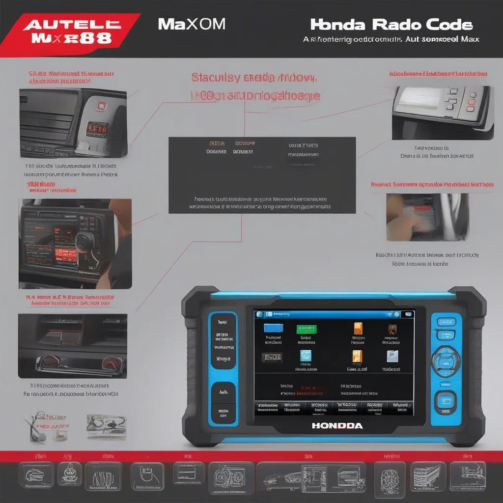 Outil de recherche de code radio Honda