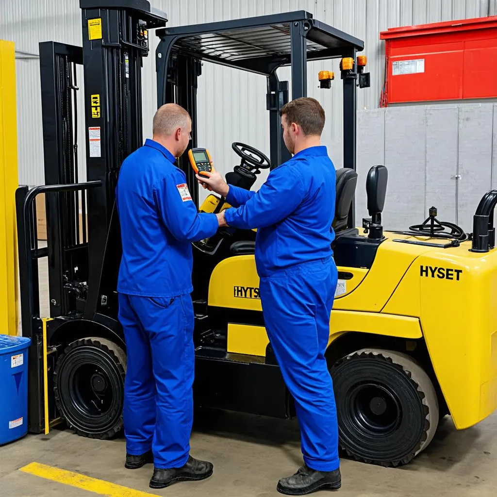 Technicien d'entretien de chariots élévateurs Hyster