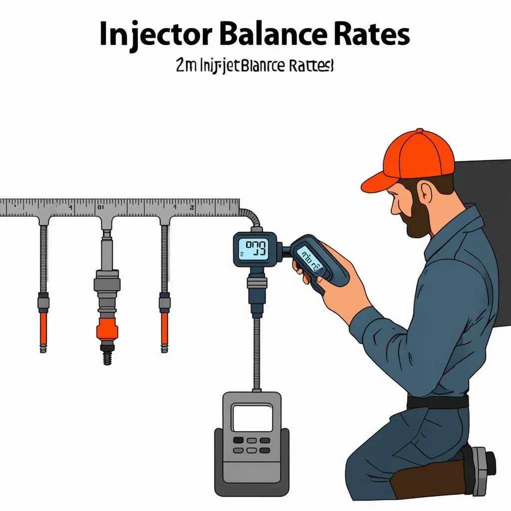 Injector balance rates