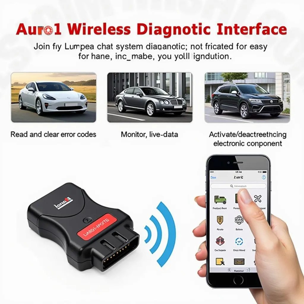 Autel Interface de Diagnostic Sans Fil : Votre Assistant de Dépannage Automobile