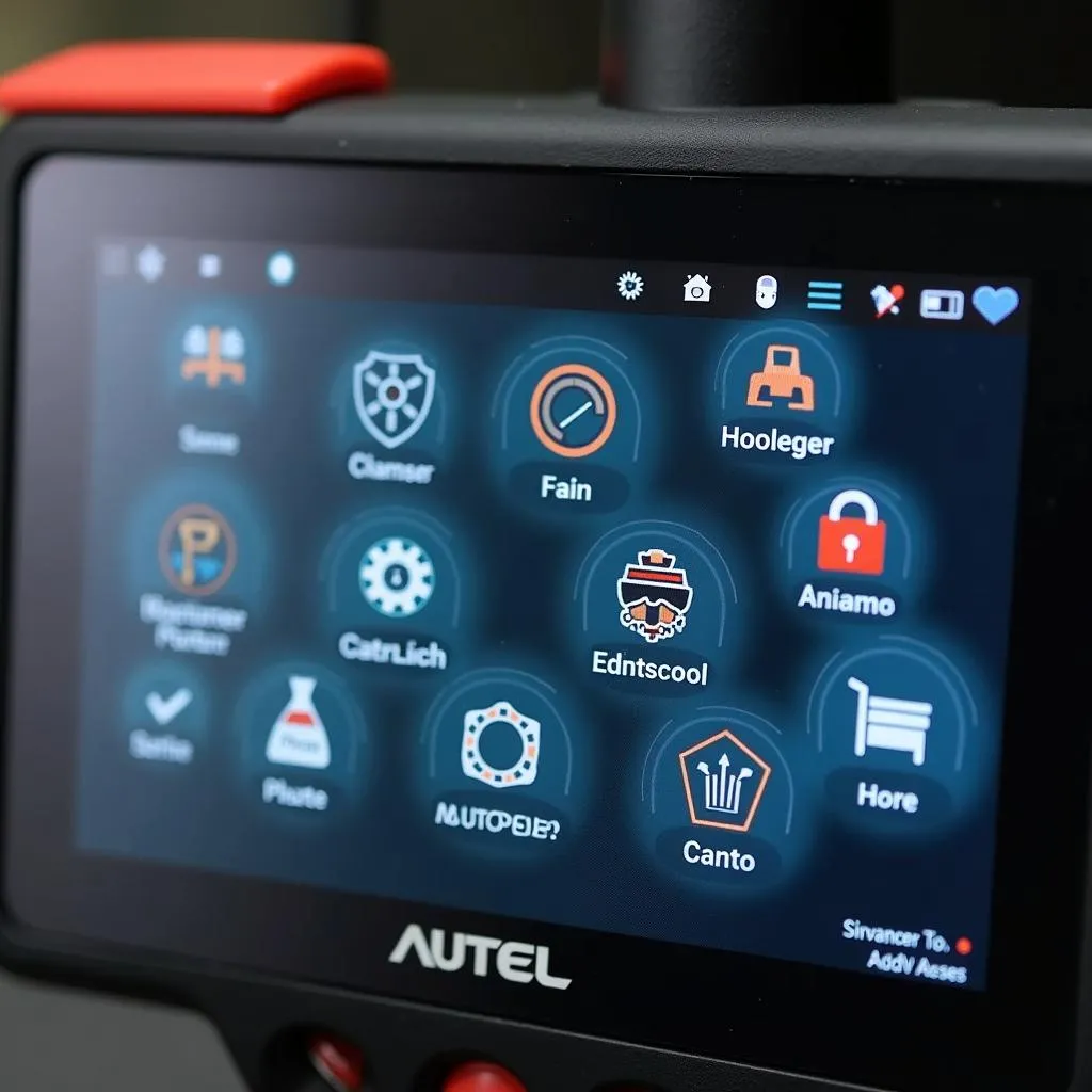 Interface intuitive d'un outil de diagnostic Autel