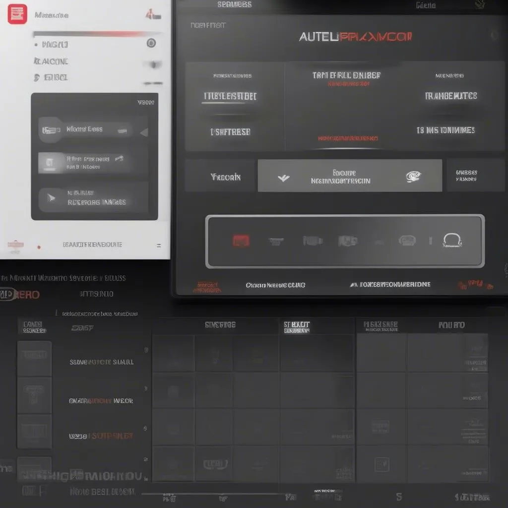 Interface Autel MaxiCOM MK808