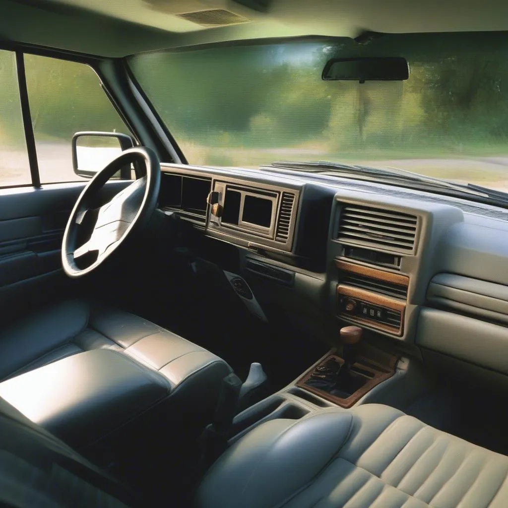 Intérieur d'une Jeep Cherokee Country