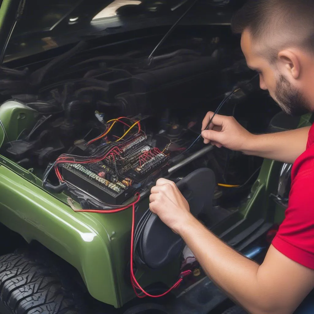 Mécanicien Jeep