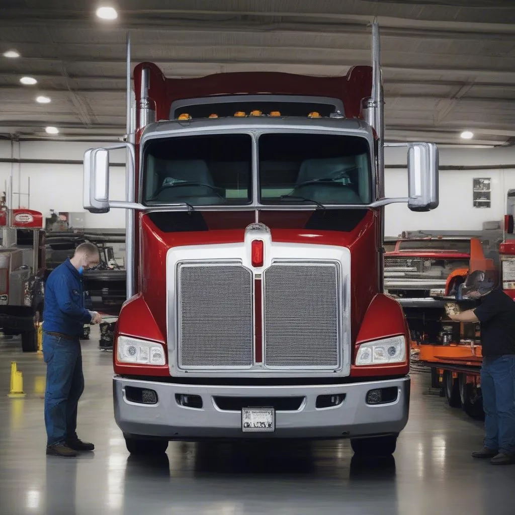 Kenworth truck maintenance