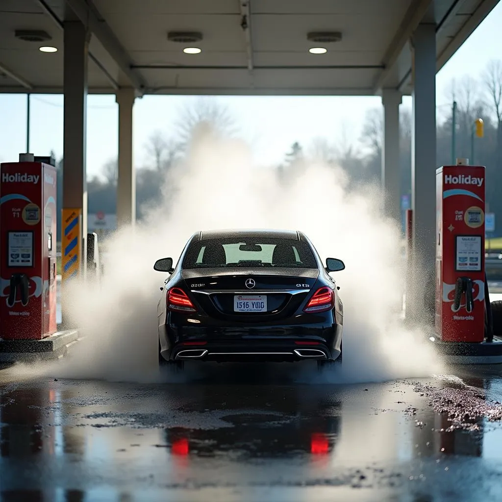 Lavage auto dans les stations-service Holiday : Tout ce qu’il faut savoir