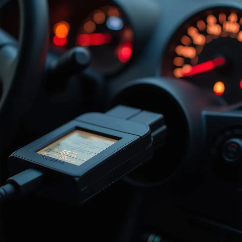 Lecteur OBD connecté à une Mazda Speed3