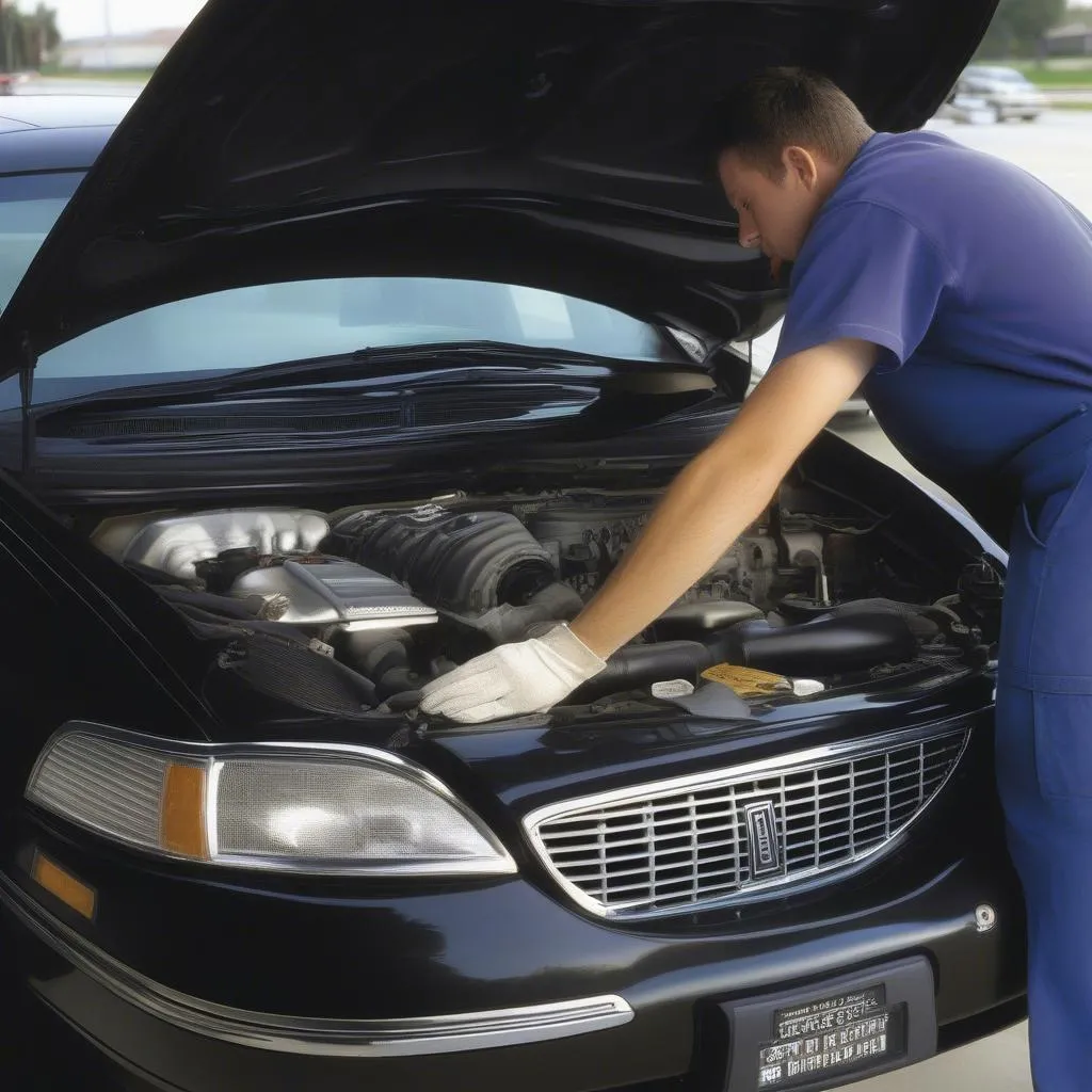 Lincoln Town Car 2003 Engine Bay