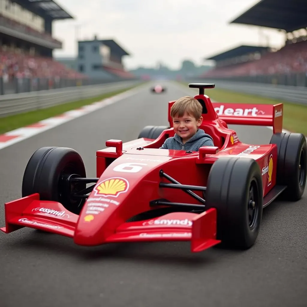 Lit voiture de course Formule 1