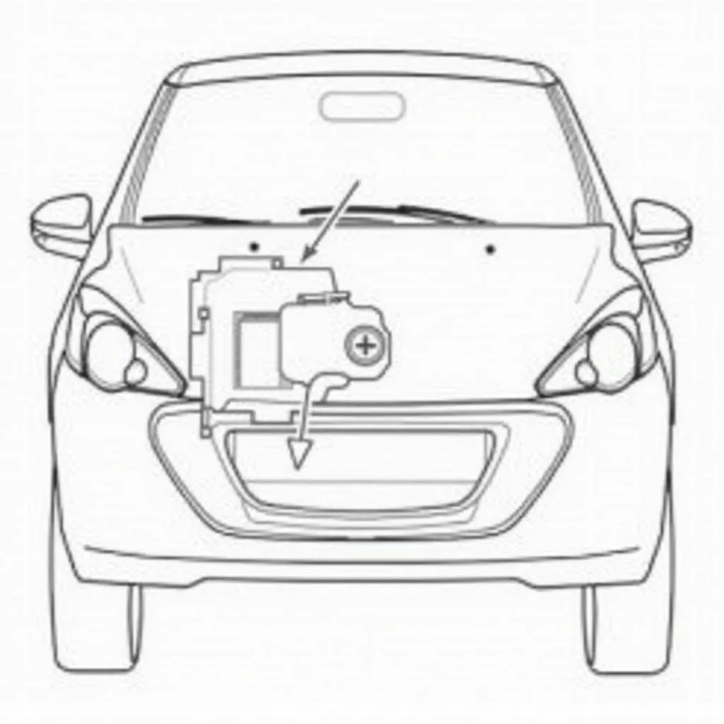 Emplacement Prise OBD2 Peugeot 208