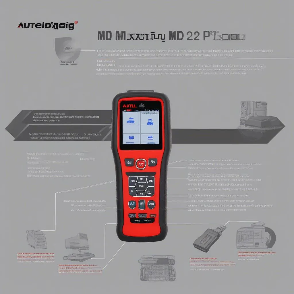 Autel MaxiDiag MD802 : Logiciel Valise Diagnostic pour Voitures Européennes