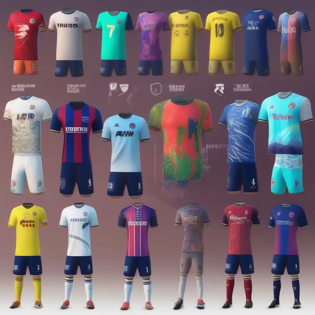 Création de maillots uniques pour FIFA 24