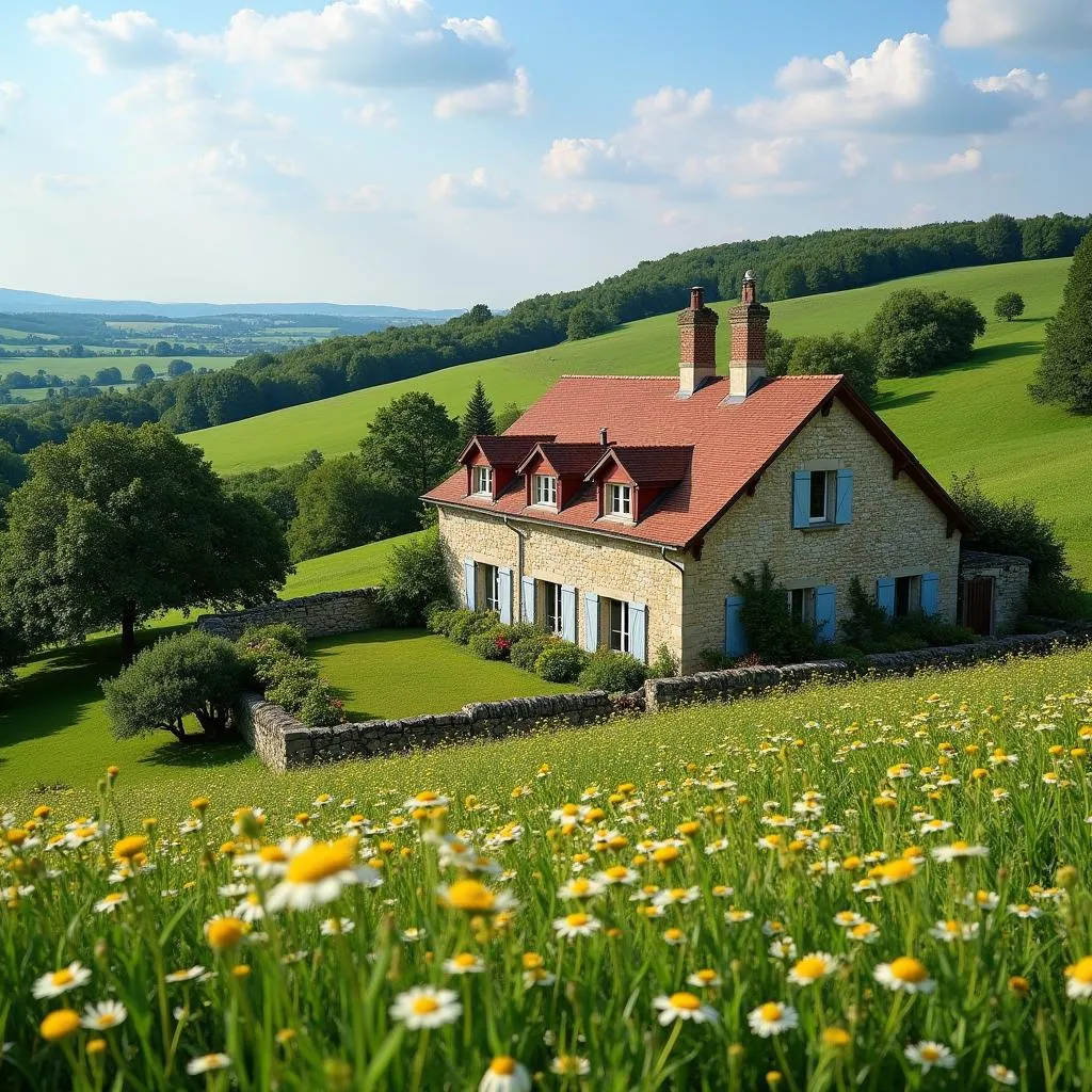 Maison à vendre à Les Autels 02360 avec vue sur la campagne