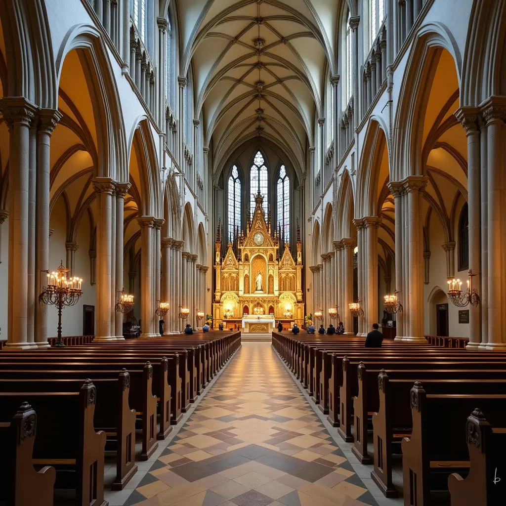 Maître-autel de la cathédrale de Reims - Vue générale