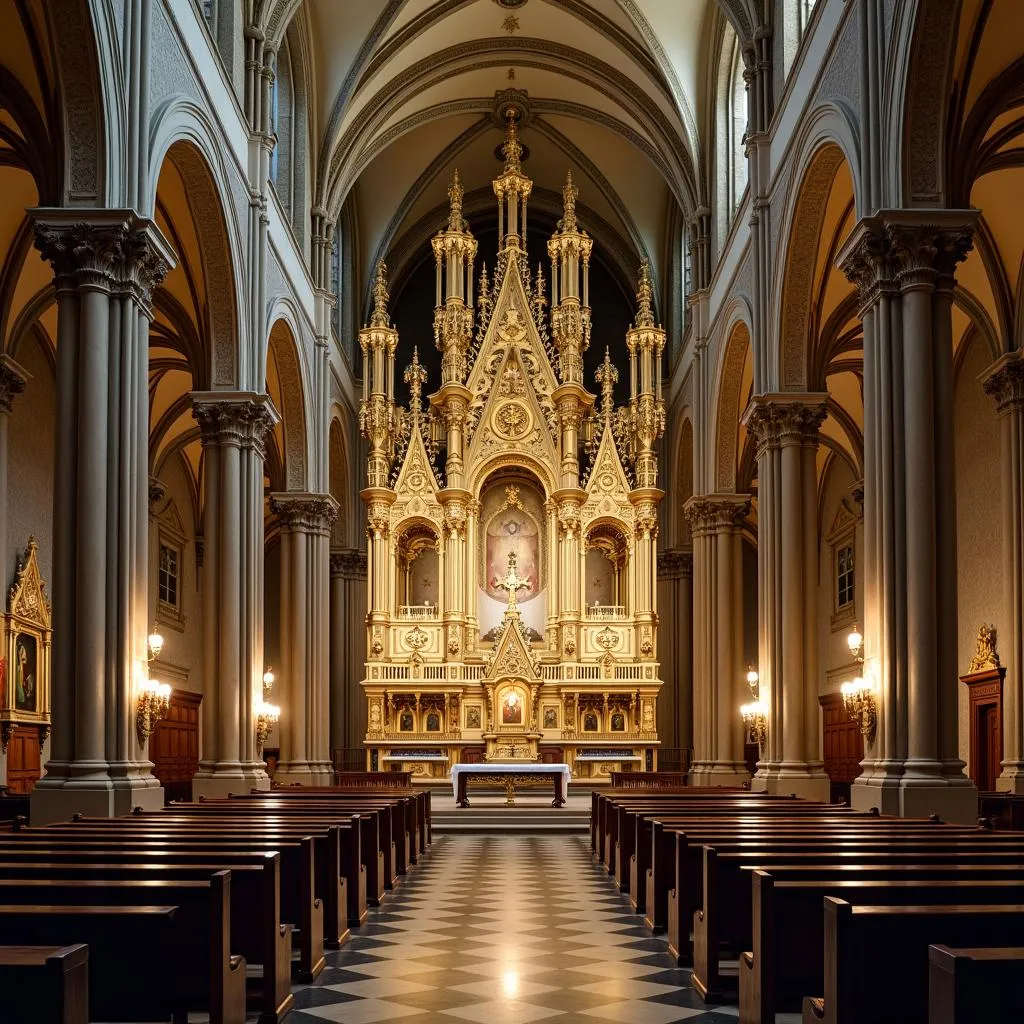 Maitre-Autel Chapelle Pauline Basilique Sainte-Cécile du Trastevere: Un Joyau Caché de Rome