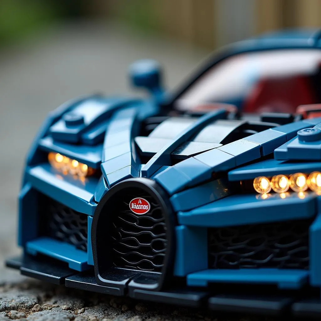 Modèle réduit Lego d'une Bugatti Chiron