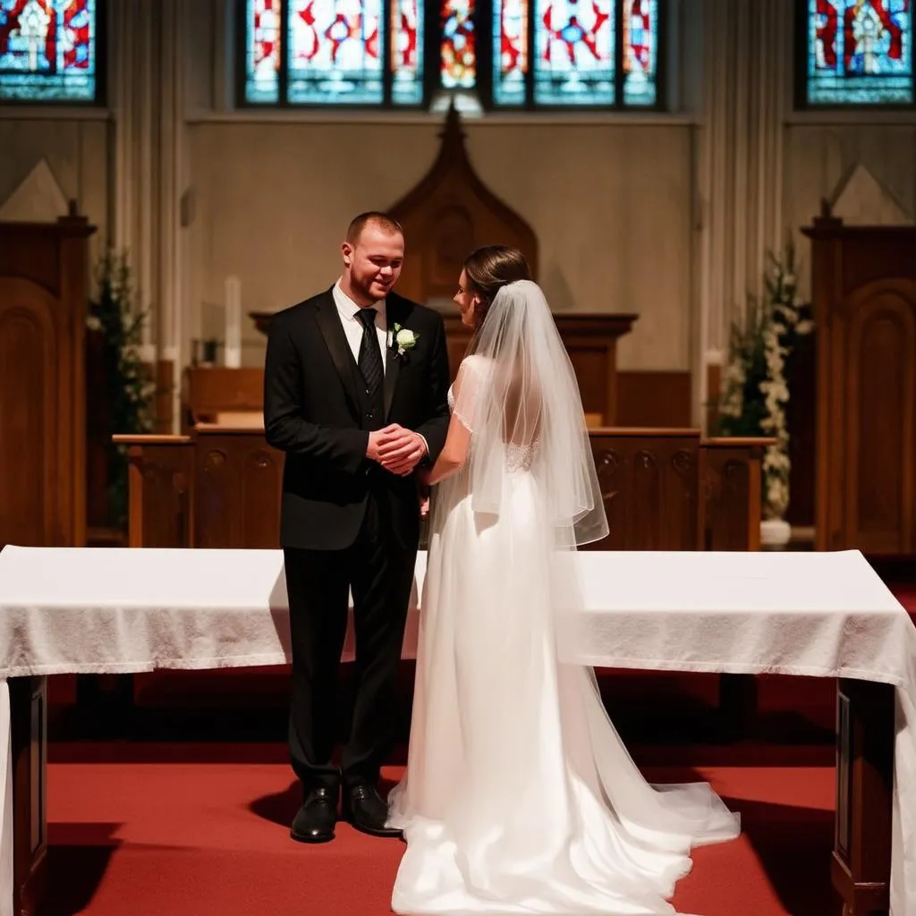 Mariage à l'église