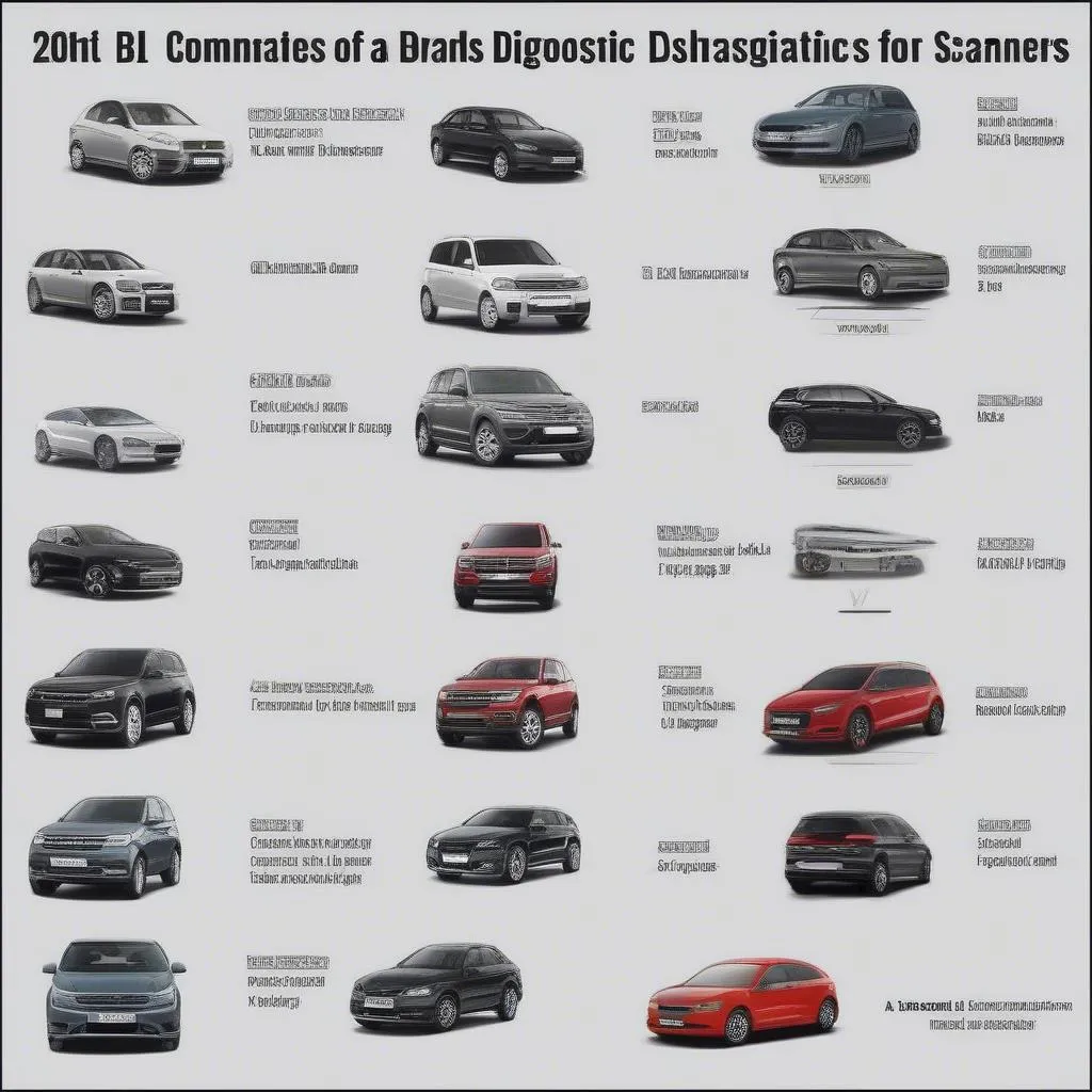 Différentes marques de scanners de diagnostic pour voitures européennes