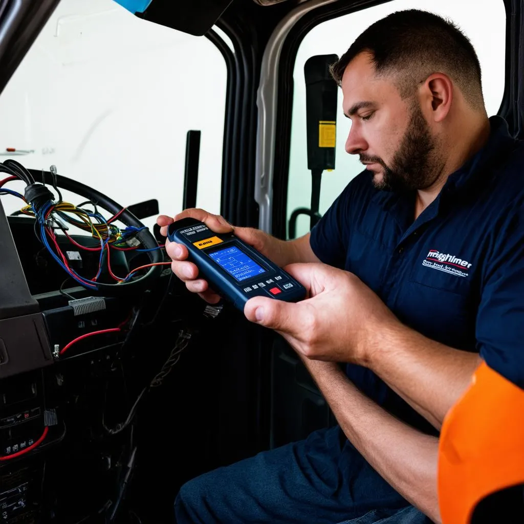 Scanner de diagnostic pour camion Freightliner Cascadia