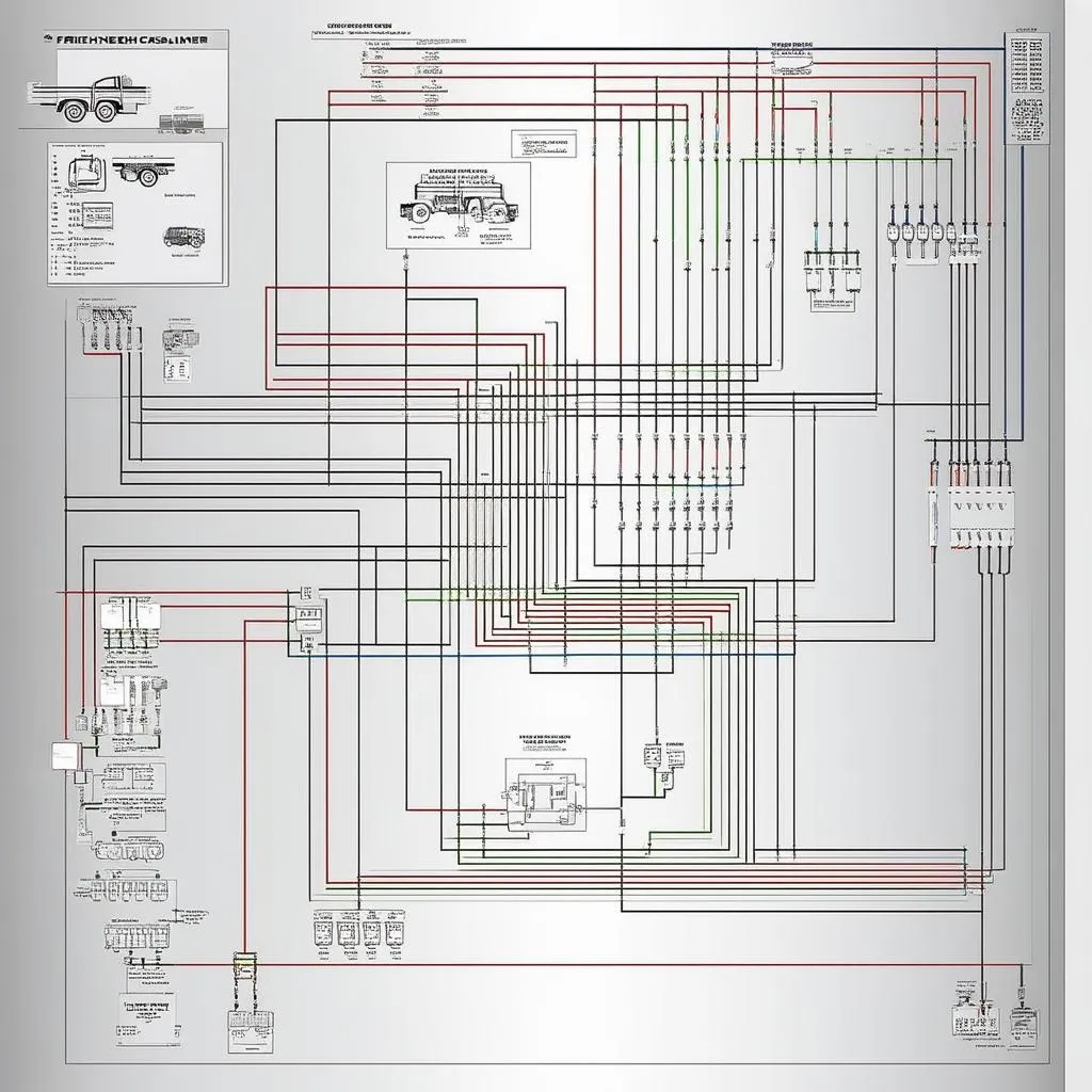 Schéma de câblage du camion Freightliner Cascadia