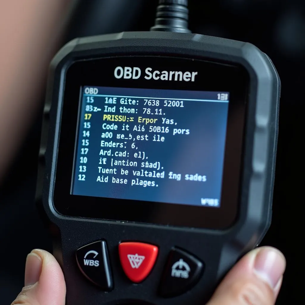 Mécanicien analysant les codes d'erreur OBD