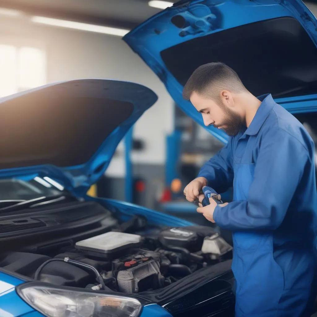 Mechanic At Work