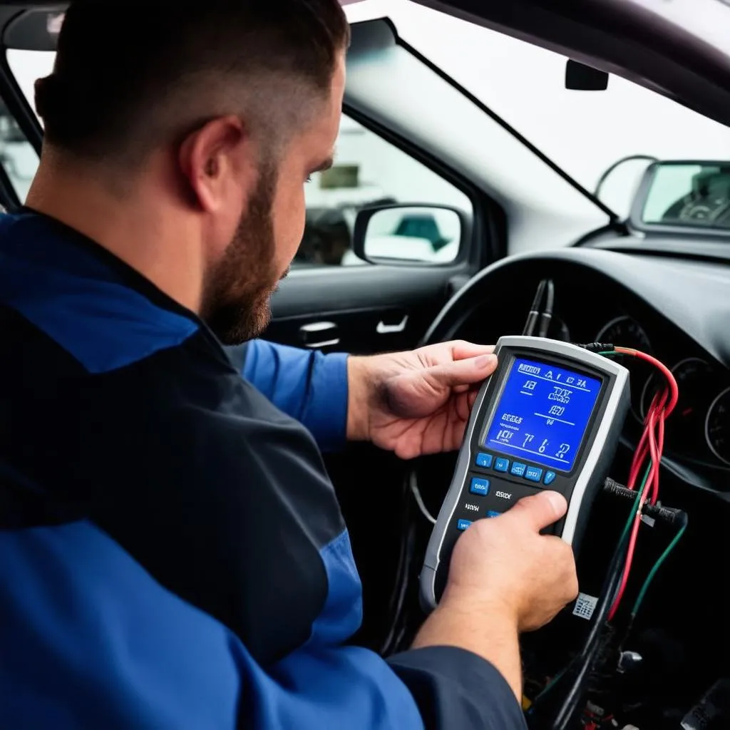 Mécanicien diagnostic voiture