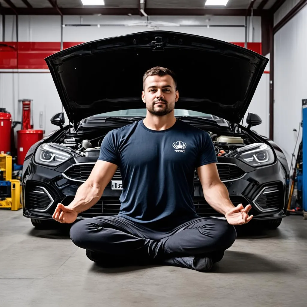 Mechanic Meditating